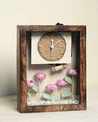 Blush Bloom Clock