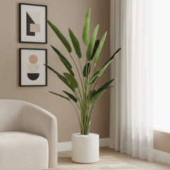 Artificial Heritage Jumbo Traveller Soft Banana Leaf Plant - 10 ft (310 cm)