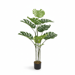 Artificial Statement Green Monstera decor - 4 ft (120 cm)