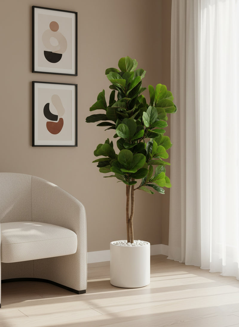 5 foot fiddle leaf fig tree Artificial Curated Fiddle Leaf Fig 5 ft (150 cm) 2026 – Alamkari