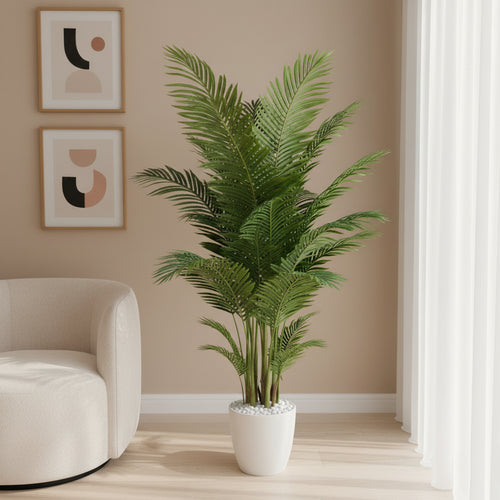 Artificial Tropical Areca Palm Plant - 5 ft