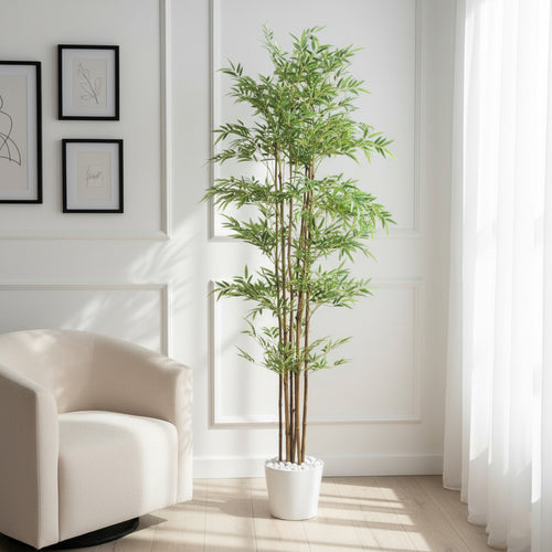 Artificial Indoor Natural Look Bamboo Tree - 180cm (6ft)