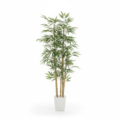 Artificial Textured Bamboo Tree with Pot - 135cm (4.5ft)