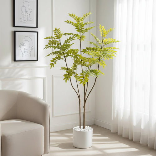 Artificial Premium Yellow Ficus Tree - 150cm (5ft)