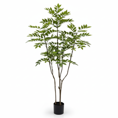 Artificial Lush Green Ficus Tree - 150cm (5ft)