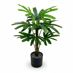 Artificial Artisanal Rhapis Plant Decor - 3 ft (90 cm)