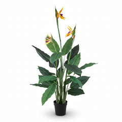 Artificial Leafy Birds of Paradise Flower - 140cm (5ft)