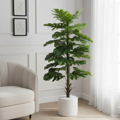 Artificial Tall Monstera Trunk Plant - 5.3 ft (160 cm)