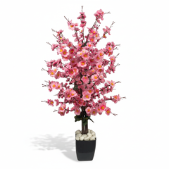 Artificial Light Pink Cherry Blossom Tree 120cm (4ft)
