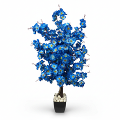 Artificial Blue Cherry Blossom Tree 120cm (4ft)