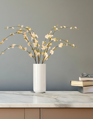 Artificial Cherry Blossom Flower Stick (100 cm, White)