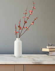 Artificial Cherry Blossom Stick (130 cm, Pink)
