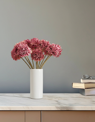 Artificial Chrysanthemum Flower Sticks (6 Sticks, 45 cm, Purple)