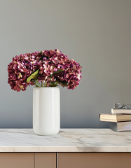 Artificial Hydrangea Bouquet (32 cm, Purple)