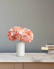 Artificial Hydrangea Flower Bouquet (30 cm, Light Pink)