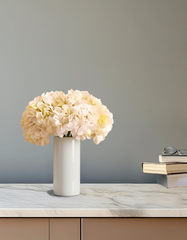 Artificial Hydrangea Flower Bouquet (30 cm, White)