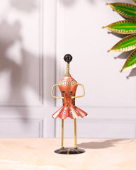 Quirky Skirt Dancers Metal Figurines Set