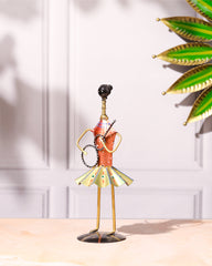 Quirky Skirt Dancers Metal Figurines Set