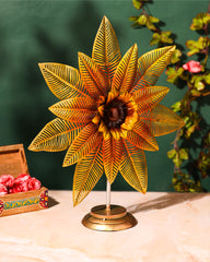 Golden Tribal Musician Showpiece Set