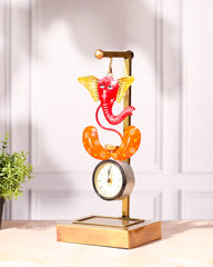 Colourful Ganpati Clock with Cobra Design