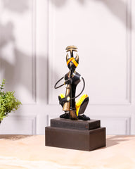 Tribal Musician Figurine with Flute