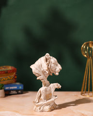 Elegant Blue Baby Monk Polyresin Figurine
