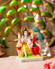 Multicolour Shiv Parivar Idol