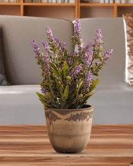 Artificial Potted Lavender Plant (Set of 2, 35 cm)