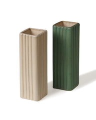 Elevated straight Ceramic Vase