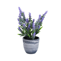 Artificial Potted Lavender Plant (Set of 2, 35 cm)