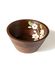 Handpainted Wooden Bowl