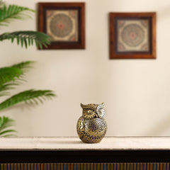 Decorative Ornate Lucky Owl Figurine