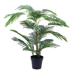 Artificial Areca Palm Plant in Black Pot (130 cm)