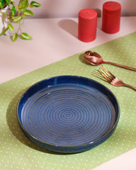 Ocean Swirl Ceramic Plate