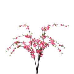 Artificial Cherry Blossom Flower Stick (100 cm, Pink)