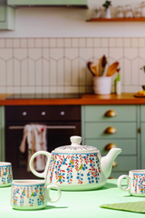 Springy Floral Tea-Pot Set