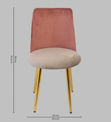 Blush Luxe Velvet Dining Chair