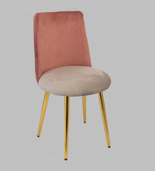 Blush Luxe Velvet Dining Chair