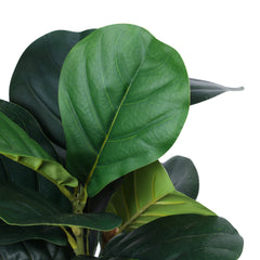 Artificial Fiddle Leaf Fig Plant in Black Pot (120 cm)