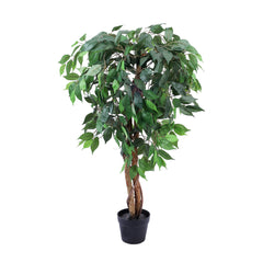 Artificial Ficus Plant in Black Pot (120 cm)