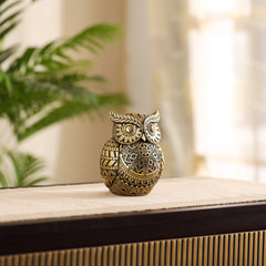 Decorative Ornate Lucky Owl Figurine