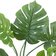 Artificial Monstera Plant in Black Pot (90 cm)