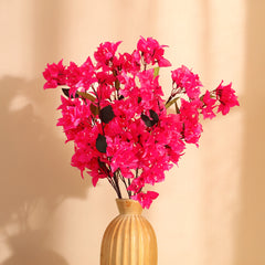 Artificial Bougainvillea Flower Sticks (3 Sticks, 78 cm)