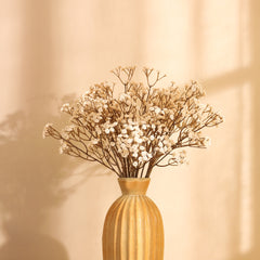 Artificial Baby's Breath Flower Sticks (5 Sticks, 60 cm, Autumn White)