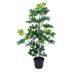 Artificial Schefflara Plant in Black Pot (90 cm)