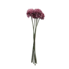 Artificial Chrysanthemum Flower Sticks (6 Sticks, 45 cm, Purple)