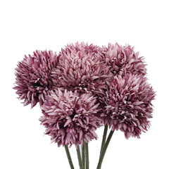 Artificial Chrysanthemum Flower Sticks (6 Sticks, 45 cm, Purple)