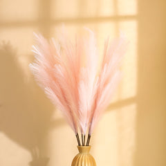 Artificial Pampas Sticks (3 Sticks, 110 cm, Pink)