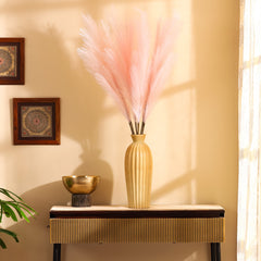 Artificial Pampas Sticks (3 Sticks, 110 cm, Pink)