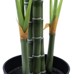 Artificial Areca Palm Plant in Black Pot (150 cm)